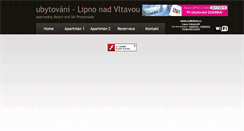 Desktop Screenshot of lipno246.cz